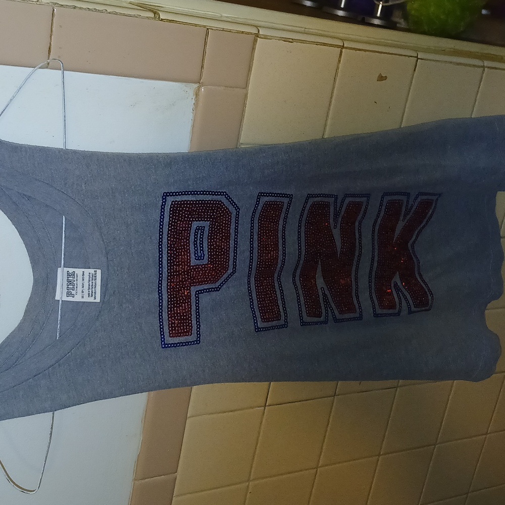 Victoria's Secret Pink Gray Top
